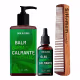 Kit Balm e Óleo Para Barba CB2 e Pente Duplo Don Alcides (1)