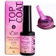 VÒLIA - Topcoat Selante em Frasco - Efeito Rose Gold - Finalizador Alongamento Unhas Nails - 9g (1)