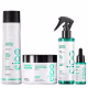 Kit Eico Pro Cachos Mágicos - Shampoo 300ml + Máscara 300ml + Fluido 200ml + Booster 30ml (1)