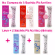 VÒLIA - Combo com 3 Sachês de Pó Acrílico 30g Nude Rose e Baby Alongamento Unhas e Ganhe + 2 Sachês (1)