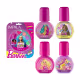 Kit 5 Esmalte Impala Paleta Maquiagem Infantil Barbie (1)