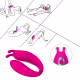 Vibrador de casal com controle remoto mody 12 vibrações Cor Pink (2)