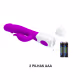 Vibrador Ponto G e Clítoris 29 Vibrações - Roxo | Peter (4)