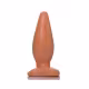 Plug Cônico em PVC - Bege | 9,6 x 3,7 cm | Butt Plug (1)