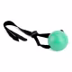 Mordaça Bola com Alça em Cetim - Verde | La Pimienta Sado (1)