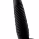 Plug Anal com Estrias - 9,5 x 2,4 cm - Preto | ButtPlug (2)