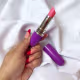 Mini Vibrador em Formato de Batom - Roxo | Lipstick Vibe (2)