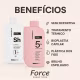 Semi Definitiva Capilar Force Exclusive 500ml - Tratamento Plástica dos Fios (3 itens) (5)