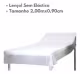 Lençol Descartável  S/ Elástico 2,00x0,90 - 10 Unid Branco (2)