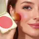 Blush Compacto Ruby Rose Silk Skin Natural Flush Cherry Crush Hb-t1001-2 (5)