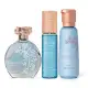 Combo Floratta Blue Crystal: Body Spray 100ml + Desodorante Colônia 75ml + Creme Hidratante 200ml