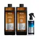 Combo Truss Shampoo Nutri Infusion 1l + Condicionador Nutri Infusion 1l + Spray Uso Obrigatório;