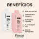 Kit Alinhamento Capilar Prissional Semi Definitiva Exclusive 5 em1 Force Cosméticos 1L (4)