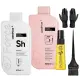 Kit Plastica Dos Fios Semi Definitiva Force 5 em 1 Profissional 500ml + Reparador de Pontas (1)