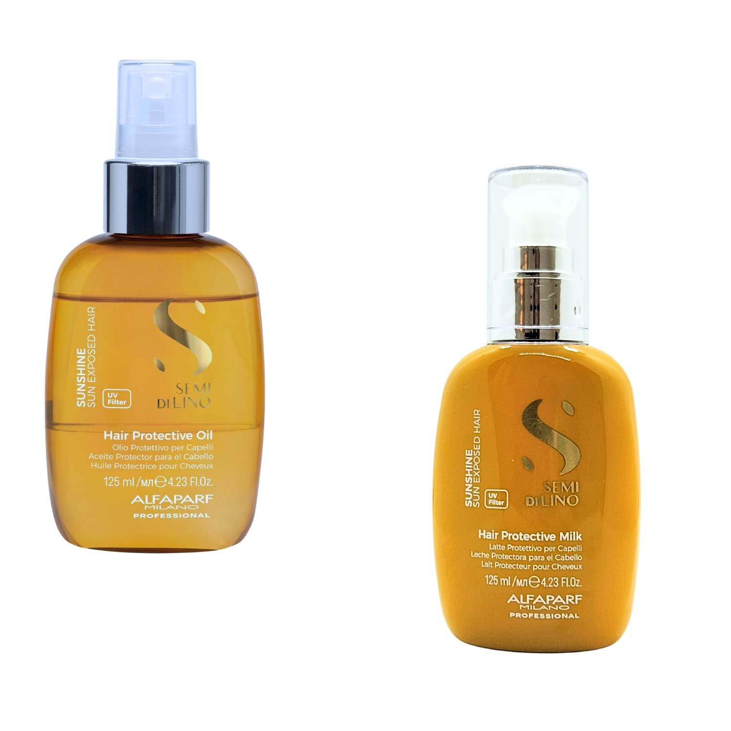 Leave In Hair Protective Milk e Óleo Alfaparf Sdl Sunshine