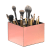 Acrílico Store Rosé/Preto com 9 Divisórias - Porta Pincel