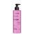 O produto apresentado é um hidratante corporal da marca Labotrat, com o nome "pitaya" impresso no frasco. O frasco é de cor rosa, com um rótulo que destaca a hidratação prebiótica como um dos benefícios do produto.