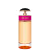 Frasco de perfume Prada com tampa dourada e corpo em tom âmbar. Rótulo rosa com logotipo da marca em dourado. Embalagem elegante e sofisticada, típica da marca.