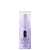 Frasco de spray fixador de maquiagem da marca Clinique, com embalagem lilás, com nome da marca e do produto "Set the Day Makeup Setting Spray".