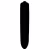 Vibrador em formato cilíndrico preto, com tampa arredondada, da linha Sexy Import.