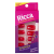 Ricca Quadrado Curto Paixão Vermelho - Unhas Postiças