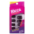 Ricca Quadrado Curto Chocolate Marrom - Unhas Postiças (24 Unidades)