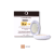 Compact Blur, um pó compacto da linha Cosmoblock Color da Cosmobeauty, com embalagem branca e preta. O produto promete efeito mate e prevenir imperfeições na pele, com partículas Soft Focus High Tech. A cor apresentada é Bronze.