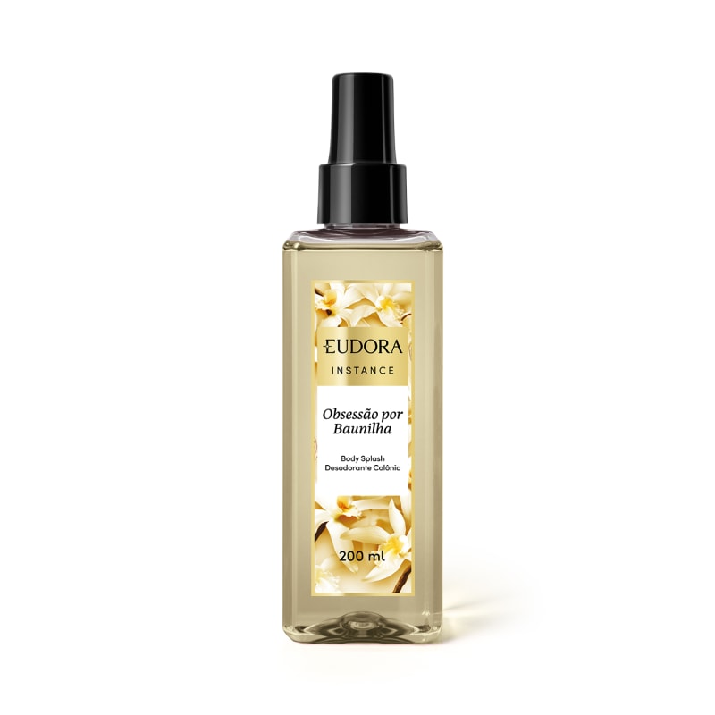 Frasco de Eudora Instance Baunilha Body Splash 200 ml