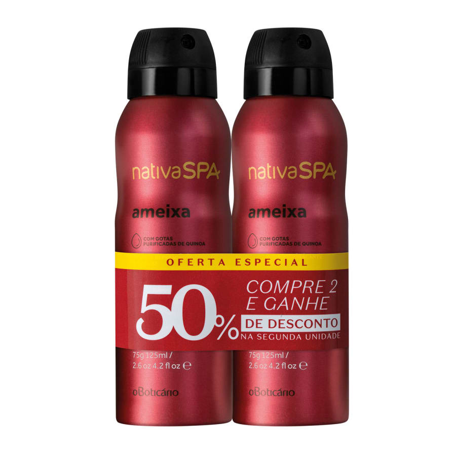 Kit Desodorante Nativa Spa Ameixa 2 Unidades