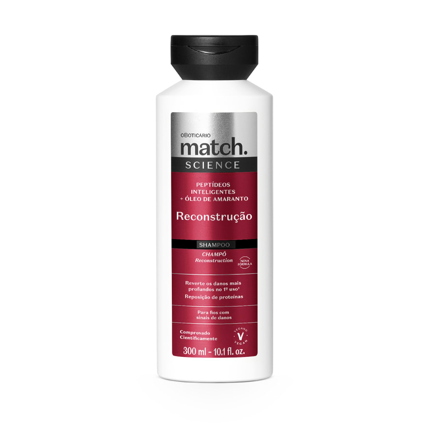 Shampoo Match Science Reconstrução 300Ml
