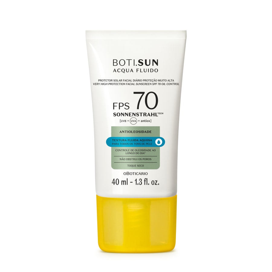 Protetor Solar Facial Fps70 Boti.Sun Acqua 40Ml