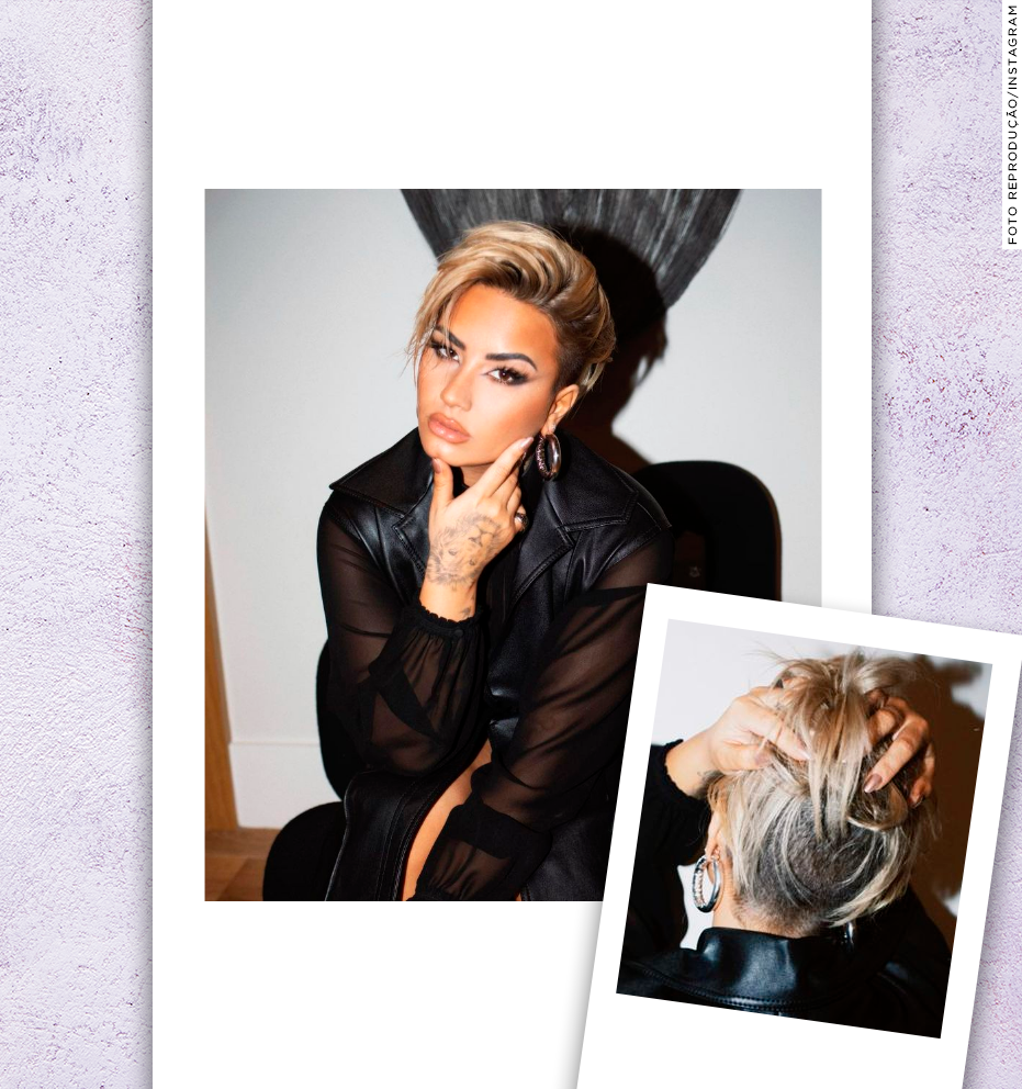 Corte pixie: 3 versões do cabelo de Demi Lovato