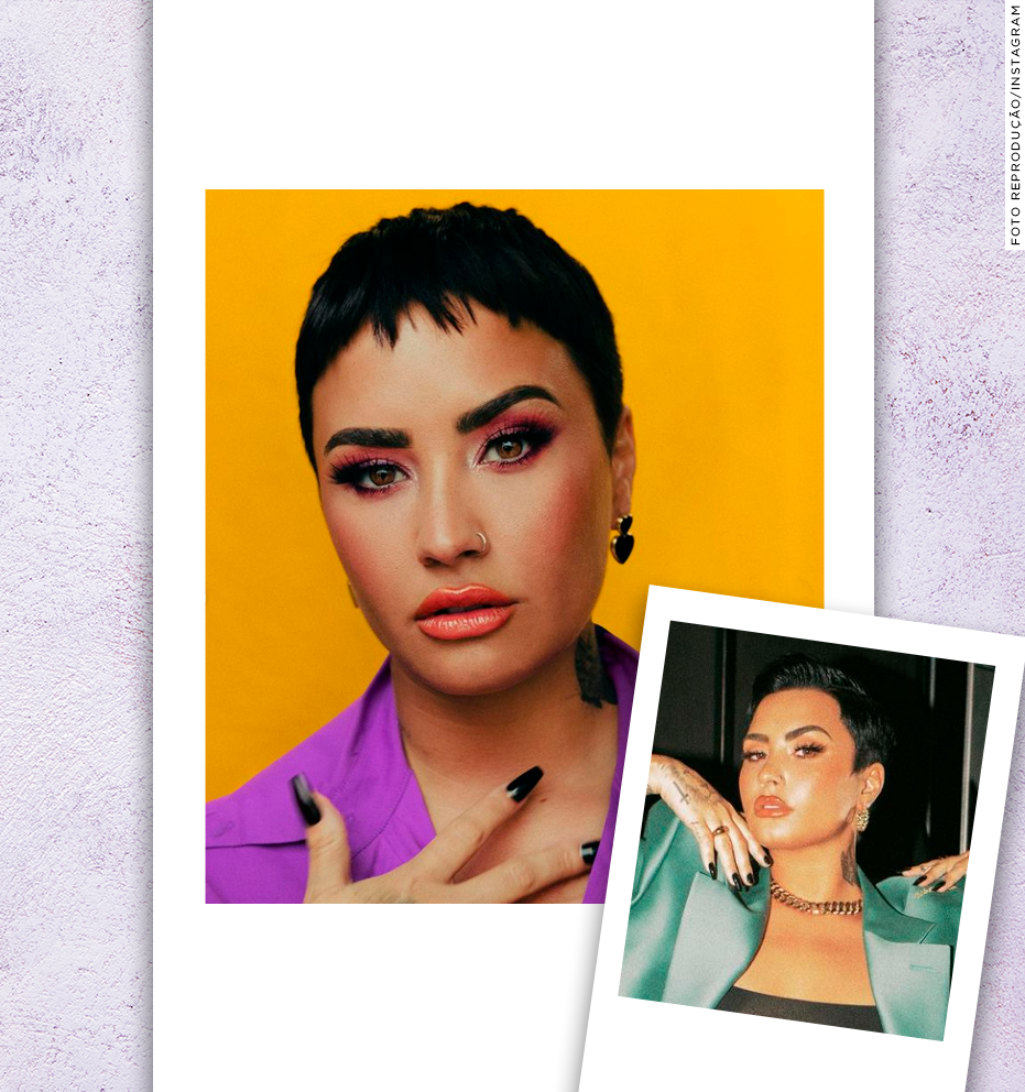 Corte pixie: 3 versões do cabelo de Demi Lovato