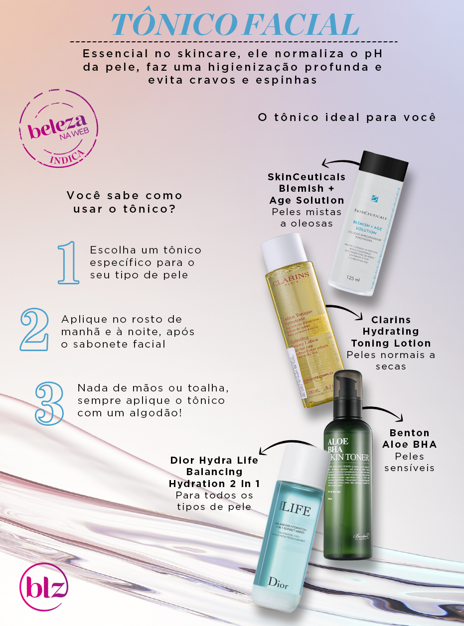 Como usar tônico facial