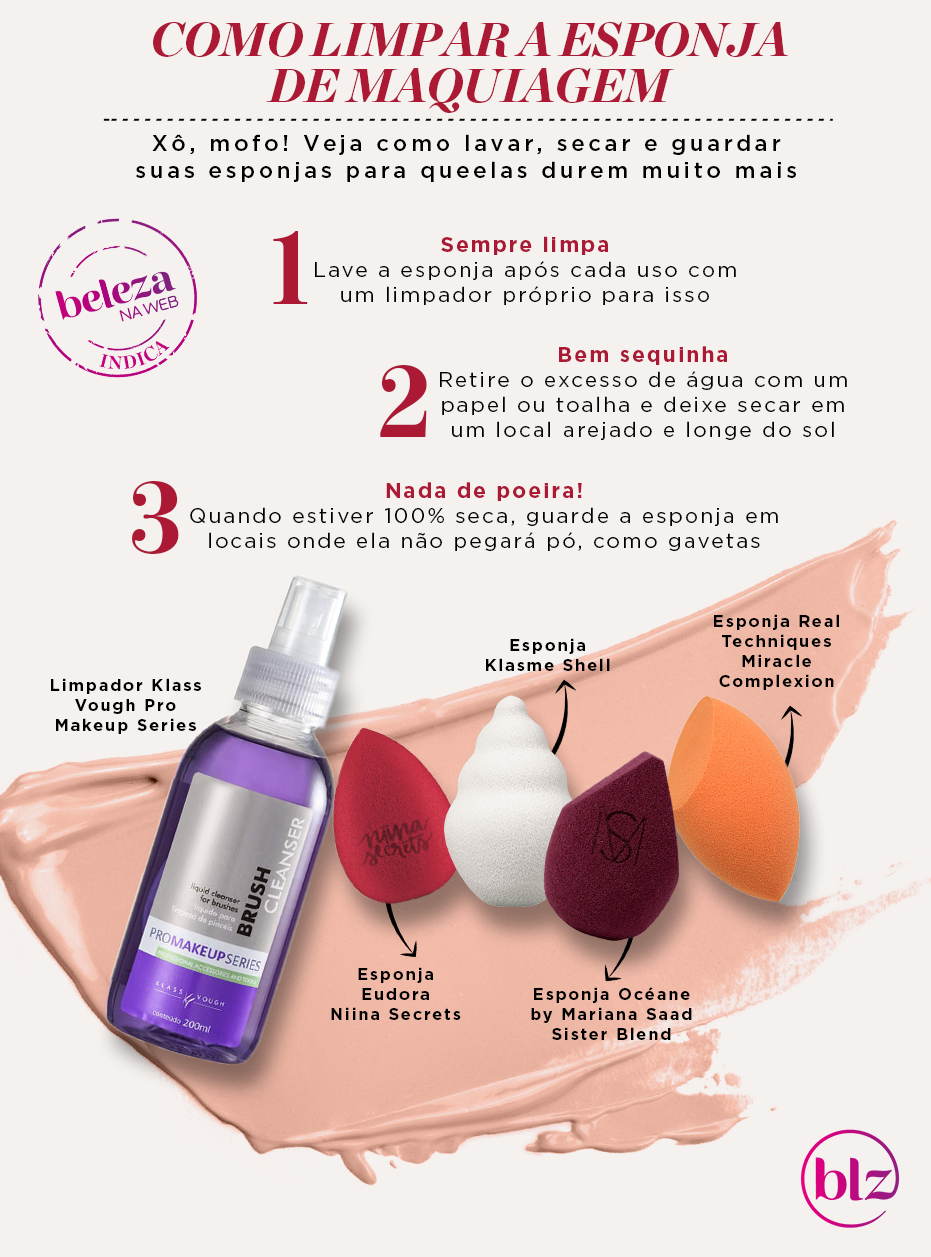 Esponja de maquiagem: saiba como usar e lavar