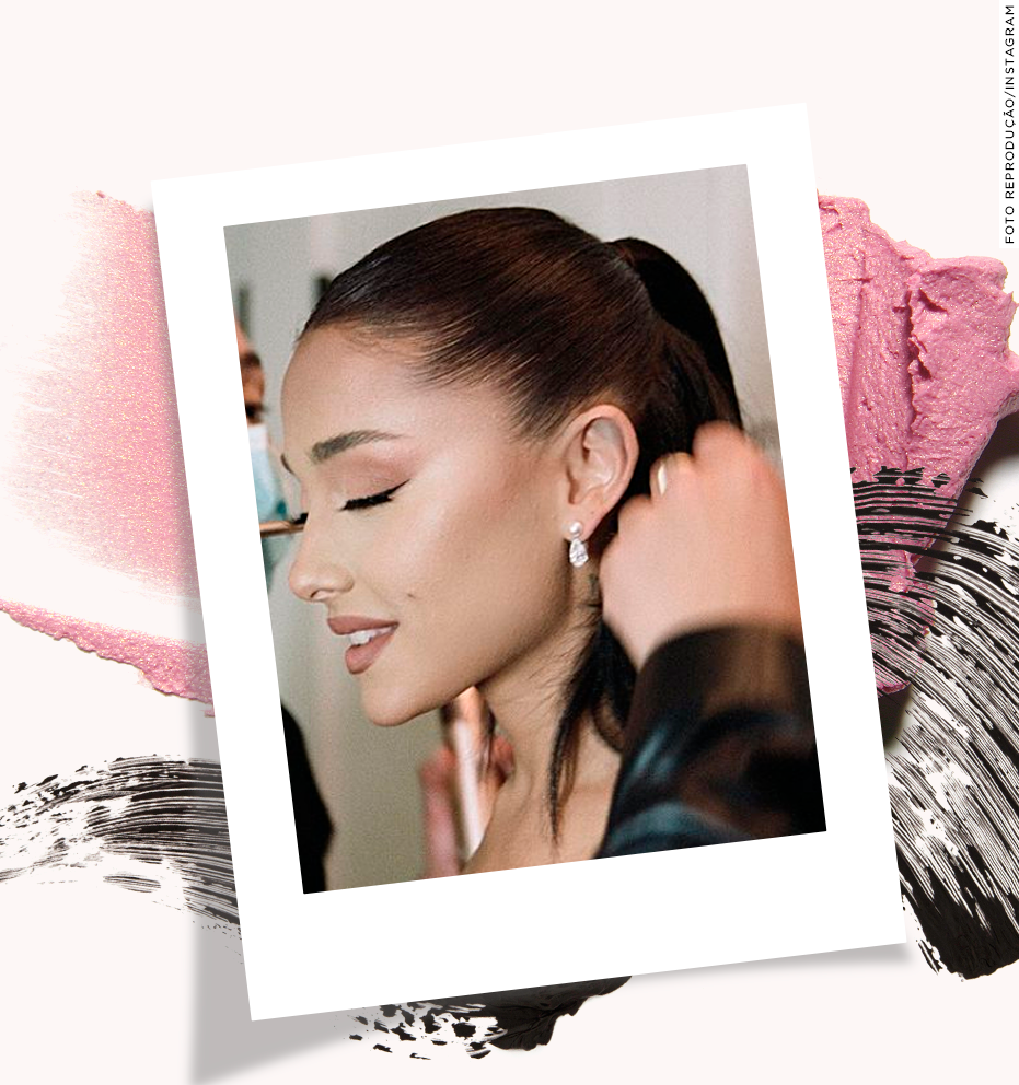 Copie a maquiagem de noiva da Ariana Grande