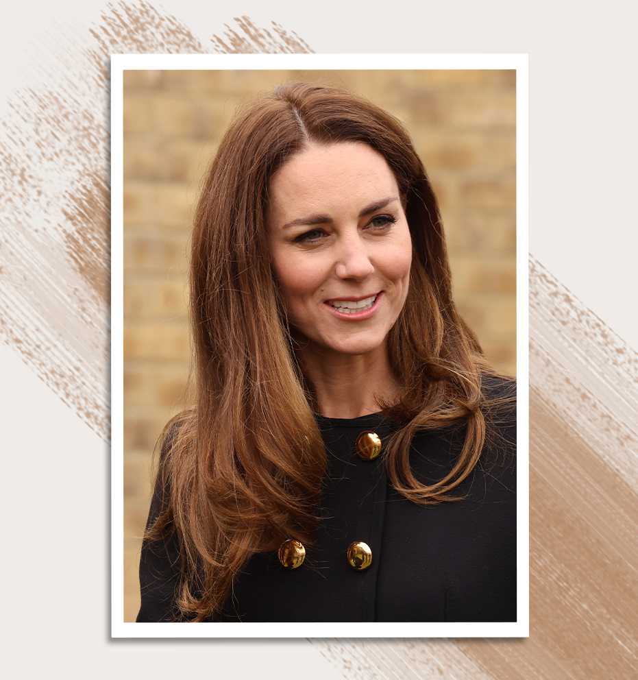 Morena iluminada canela: o tom do cabelo de Kate Middleton