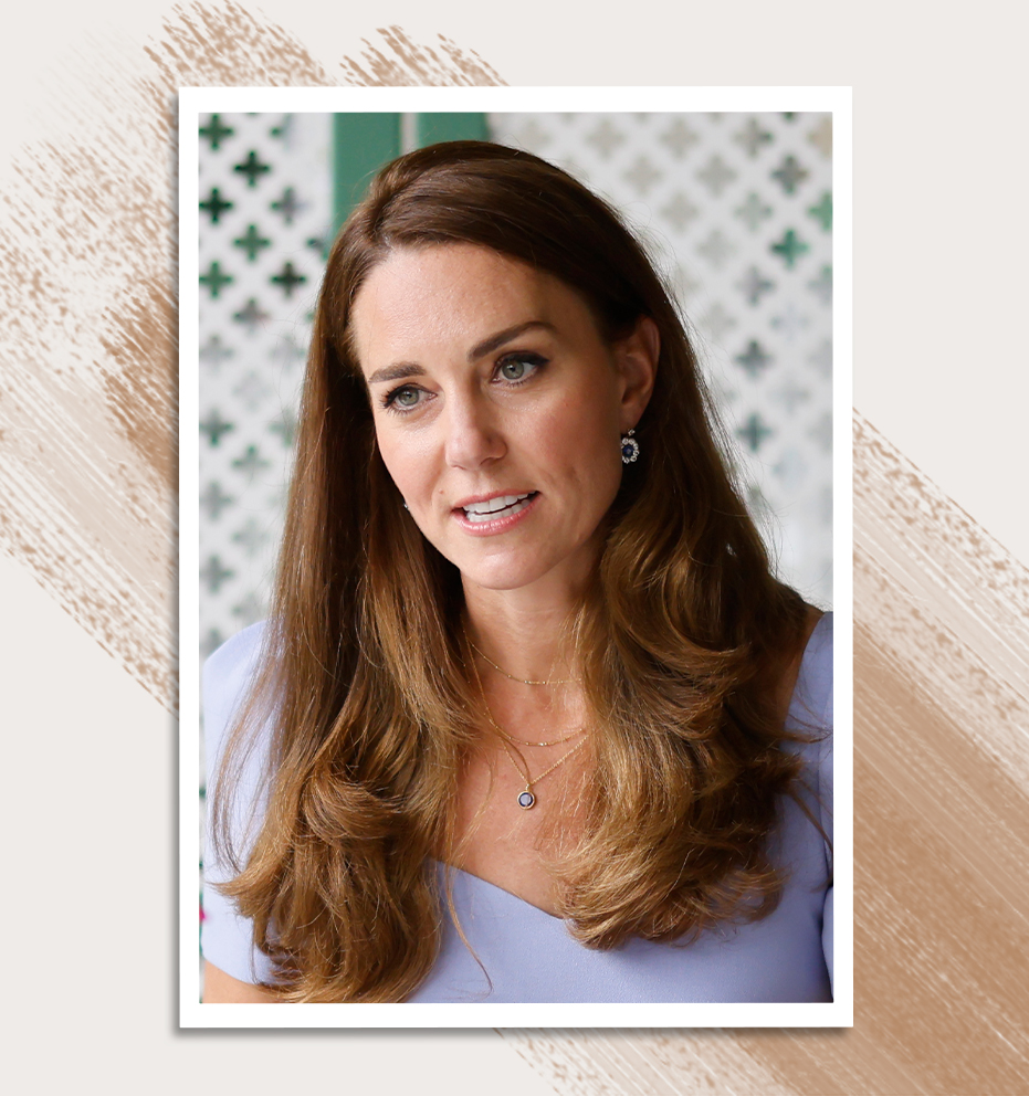 Morena iluminada canela: o tom do cabelo de Kate Middleton