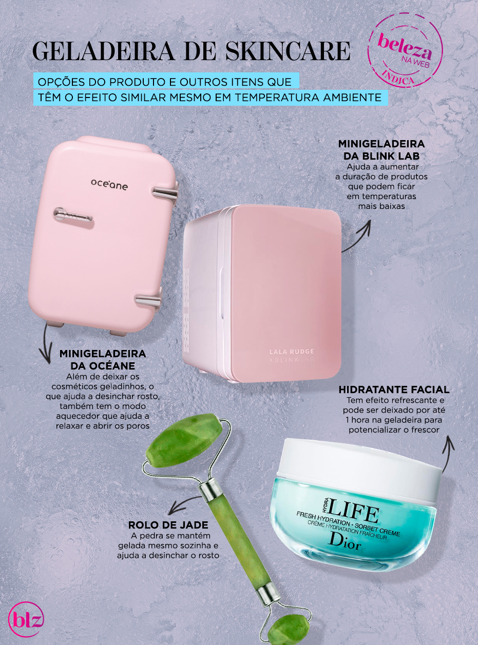 geladeira de skincare