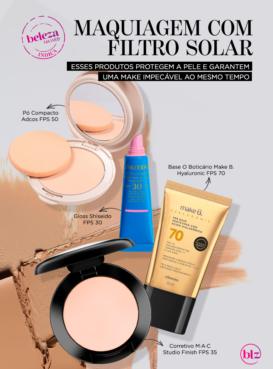 Maquiagem com filtro solar: funciona mesmo?