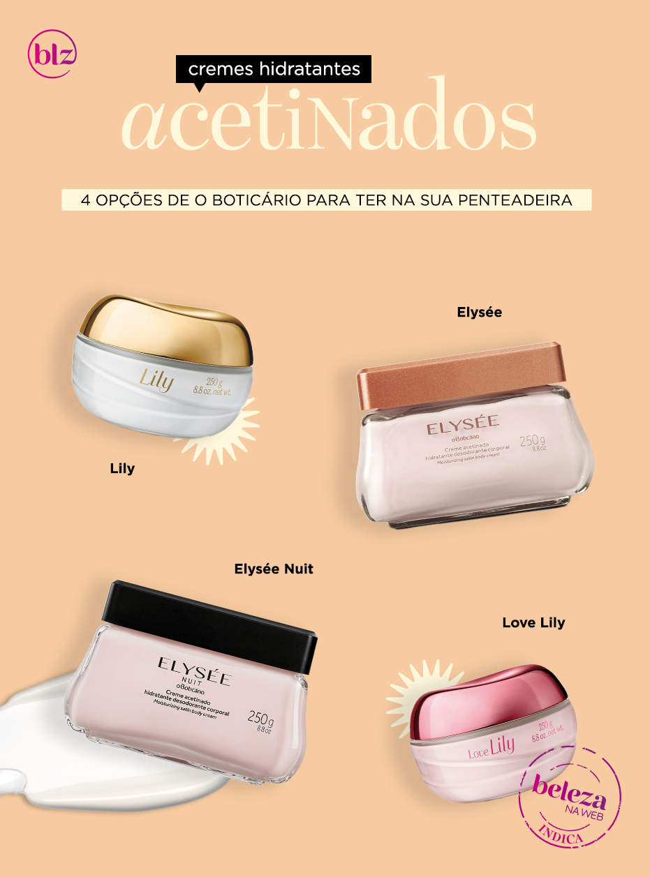 Cremes acetinados: como agem na pele?