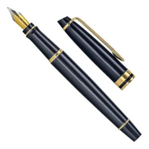 Waterman Expert Lacquer Rollerball Black and Gold – coloradopen