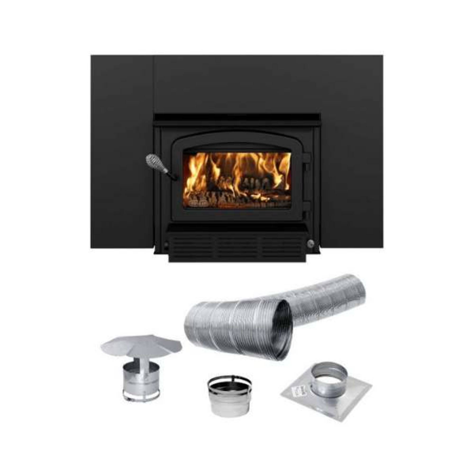 Drolet Escape 1800-I Wood Insert Trio (25-35 Ft) l Fire Pit Surplus