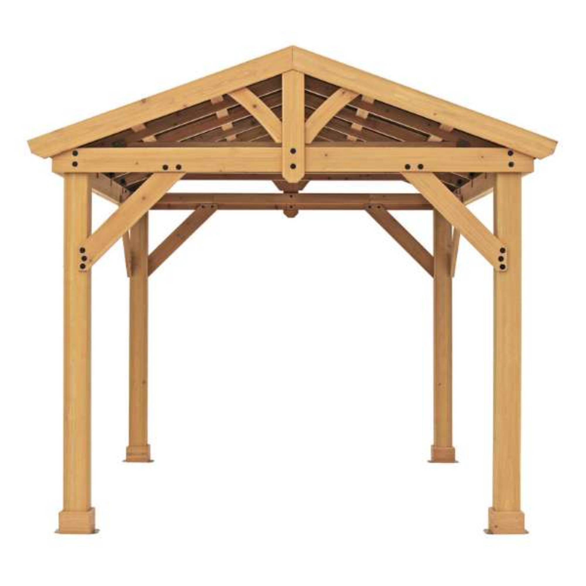 Yardistry 10 x 10 Meridian Pavilion | Fire Pit Surplus