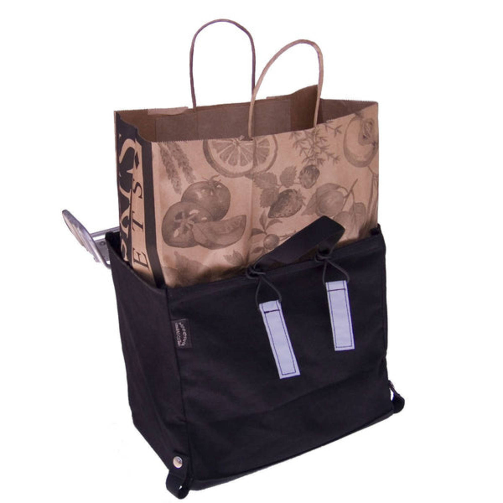 Grocery Pannier in 20 oz. Waxed Canvas Canvas by Banjo Brothers
