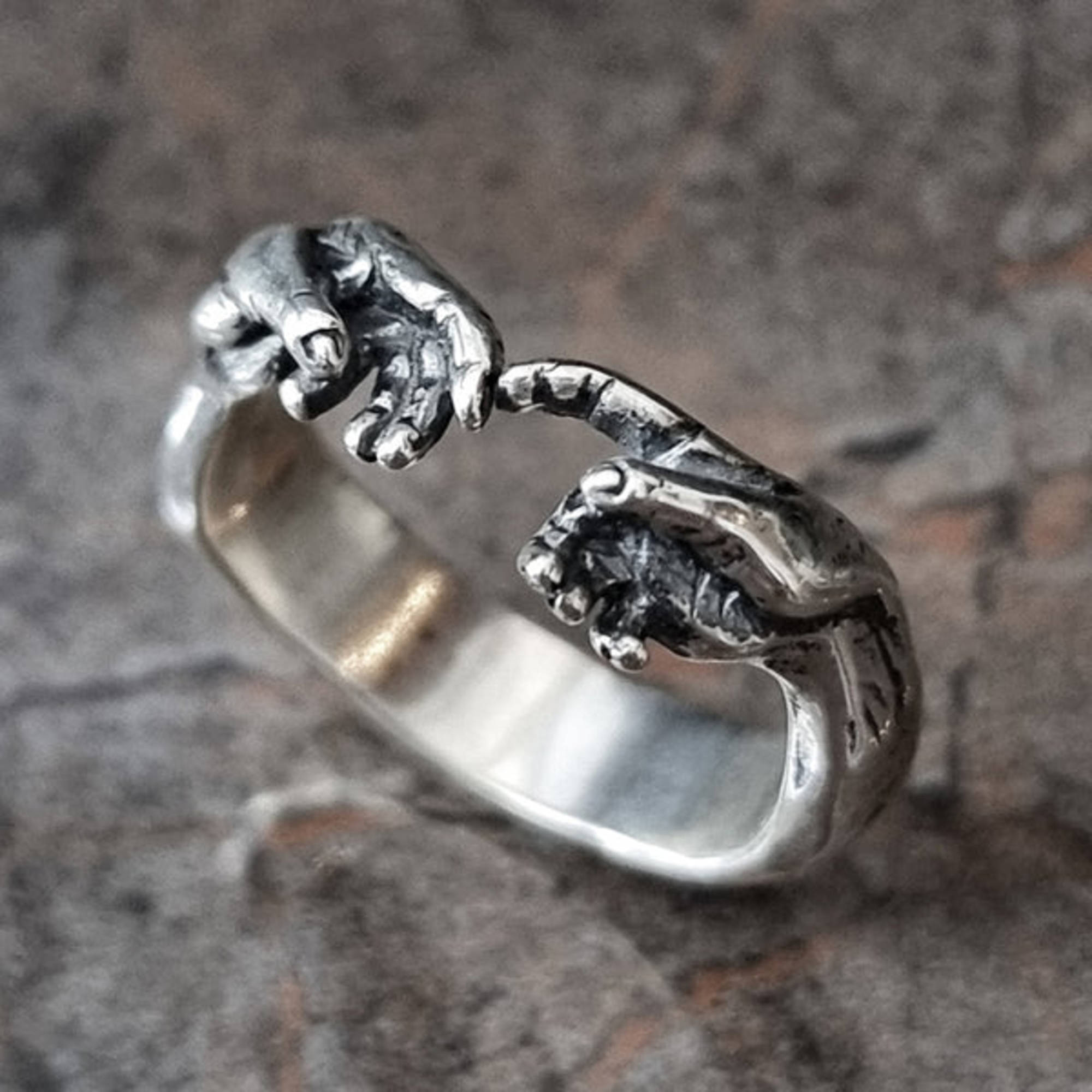 アクセサリー Hand Of God Ring In Gold - Untold Truth HAND OF GOD RING IN GOLD – Untold-truth-ecom