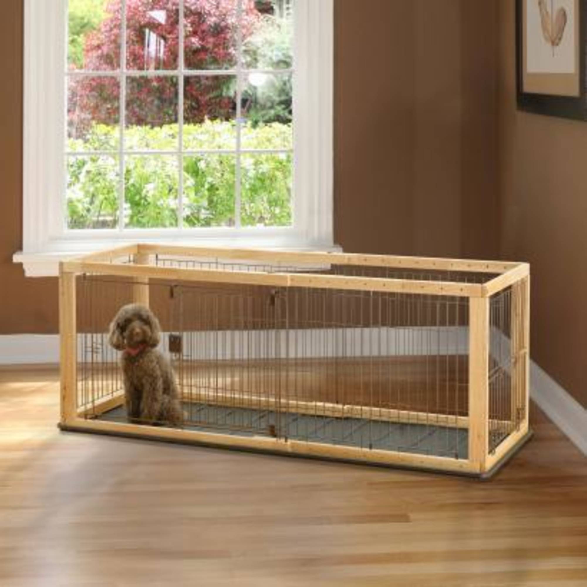 Expandable Pet Playpen Converts To Pet Crate – OfficialDogHouse