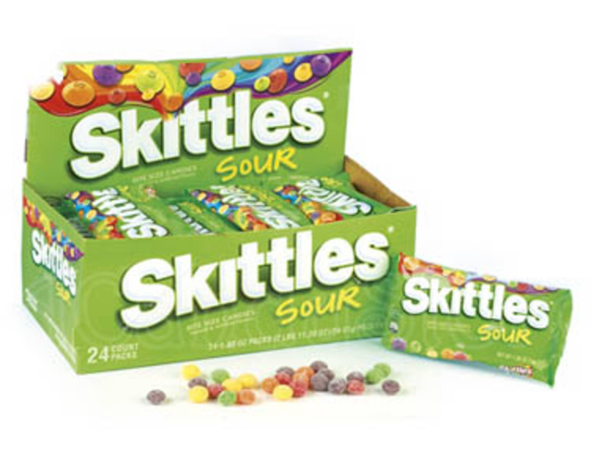 sour skittles box