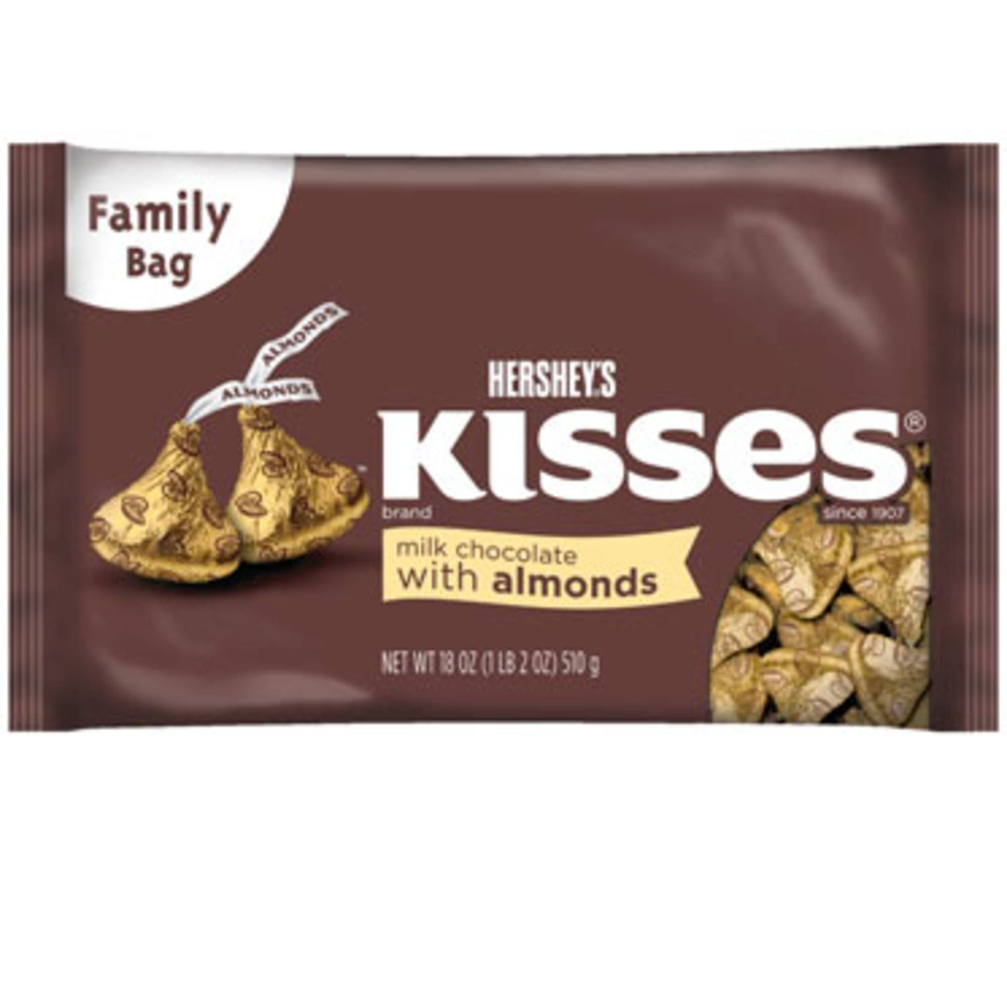 Almond Hersheys Kisses - 18oz