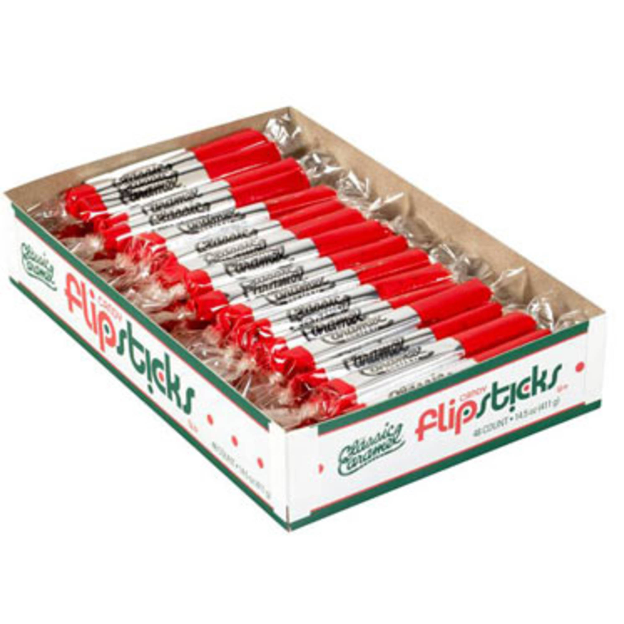 Red Flipsticks Cherry - 48ct | CandyStore.com